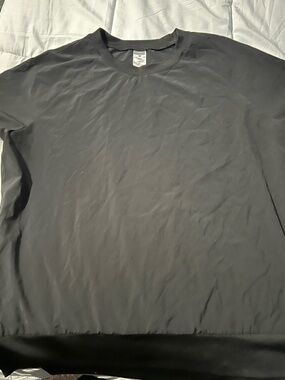 Wolven Black Long Sleeve Crew Neck Top